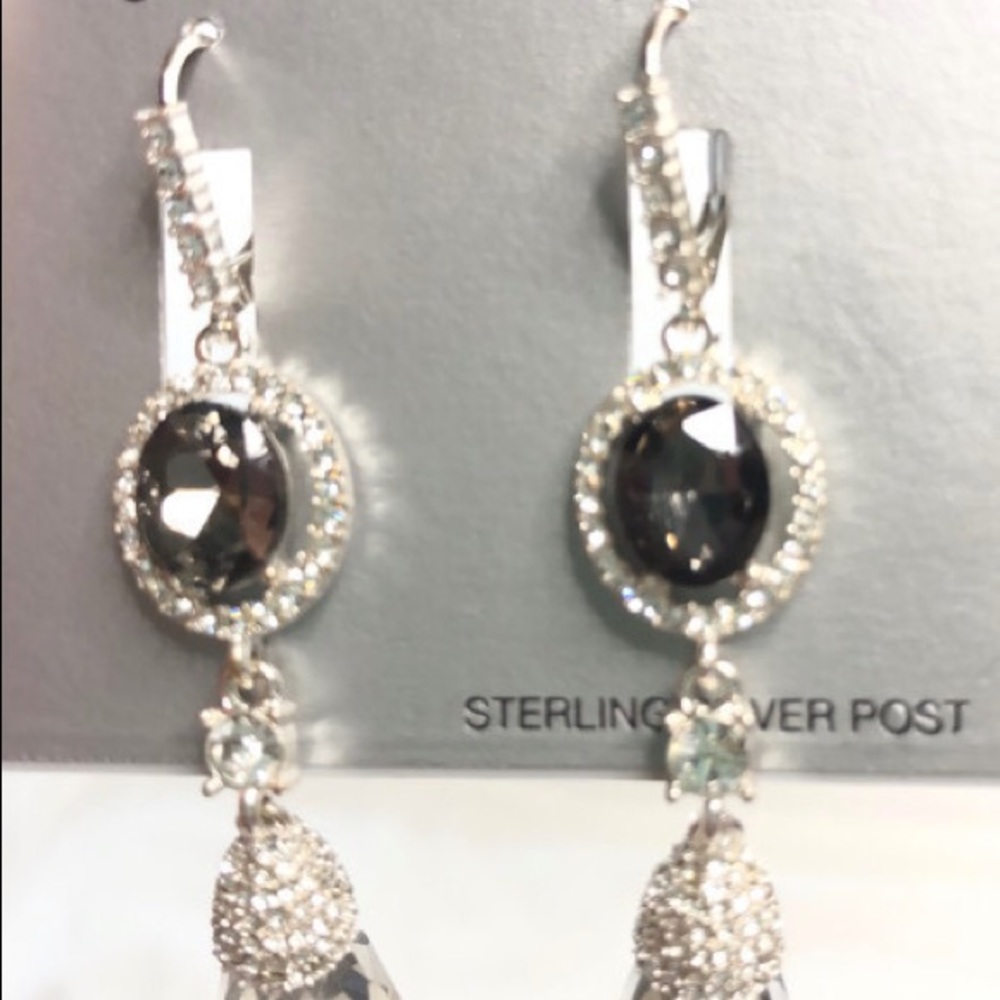 Crystal Tiers Drop Earrings